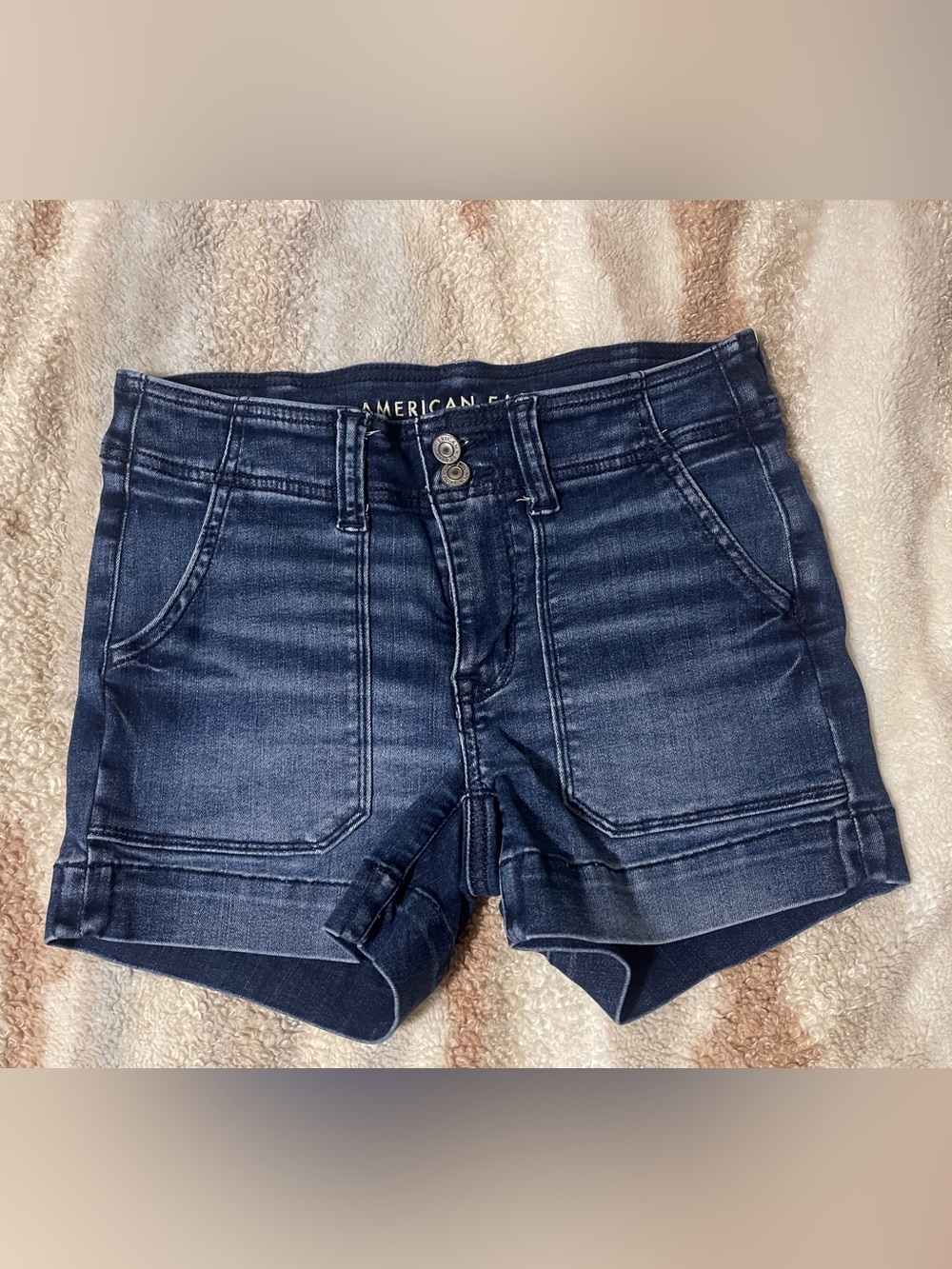 American Eagle Outfitters Indigo Blue Denim Jean Shorts